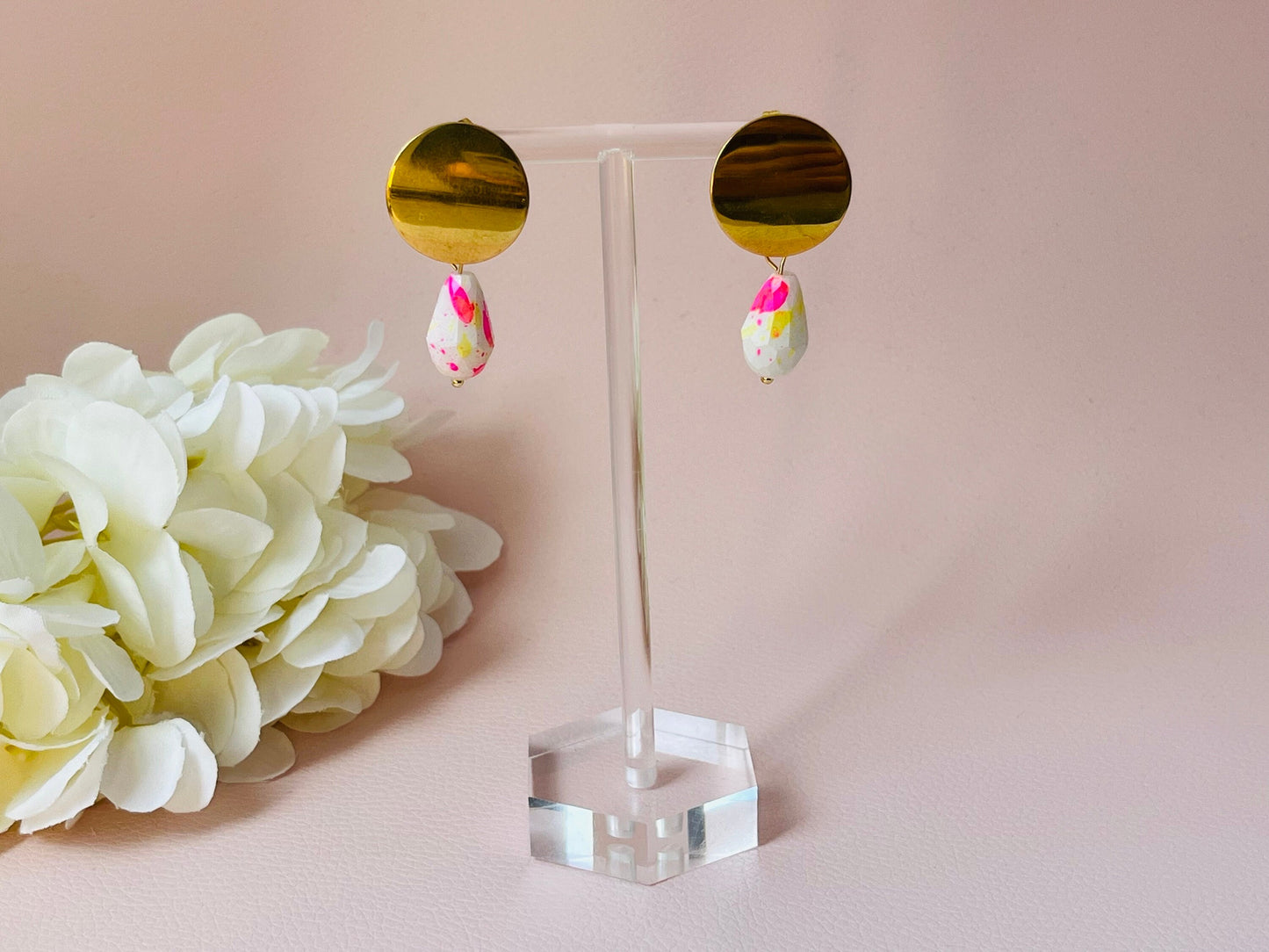 Statementohrringe Neon - Laury goes Miami - LAURY LOVES PINK