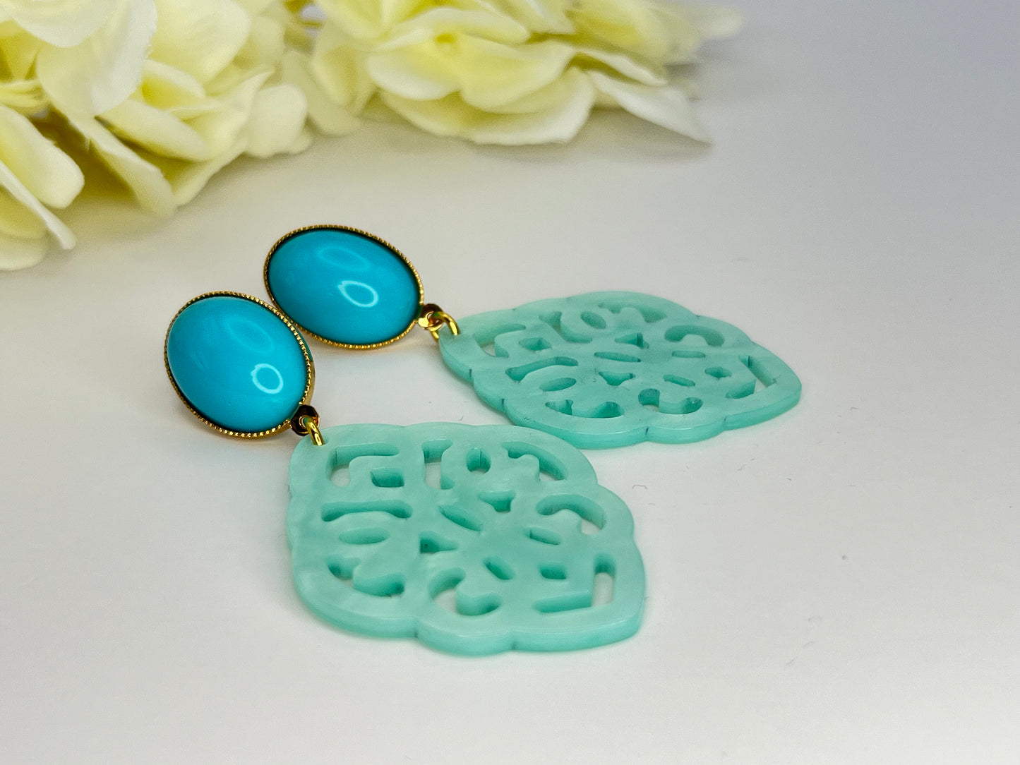 Ornamentohrringe Türkis - Laury goes Marrakesh - LAURY LOVES PINK