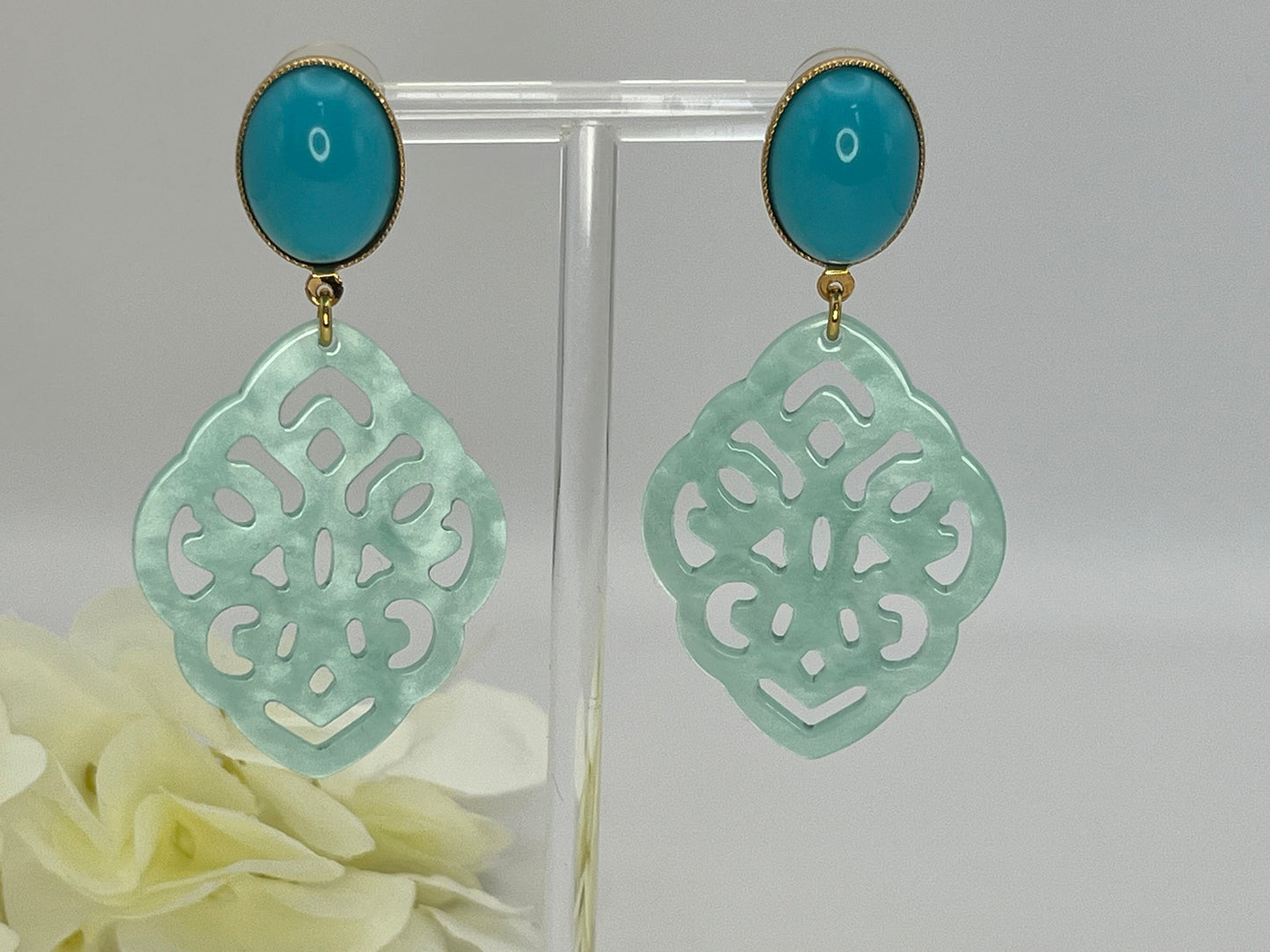 Ornamentohrringe Türkis - Laury goes Marrakesh - LAURY LOVES PINK