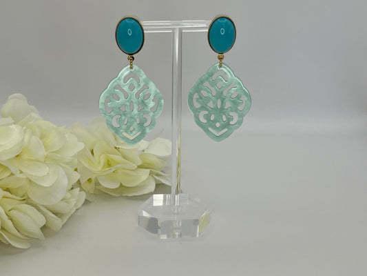 Ornamentohrringe Türkis - Laury goes Marrakesh - LAURY LOVES PINK